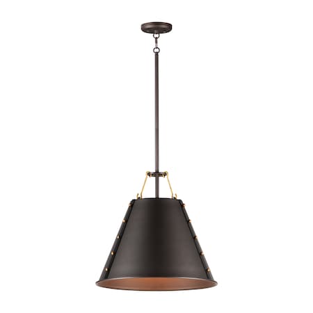 Maxim Lighting Trestle 1-Light Pendant 25162OIAB